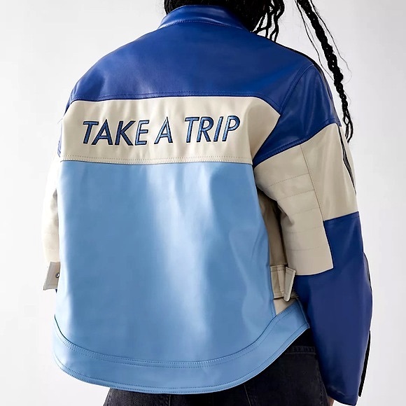 House of Sunny Jackets & Blazers - House of Sunny: Bomber Racer ‘Take A Trip’ Limited Release Embroidered Jacket